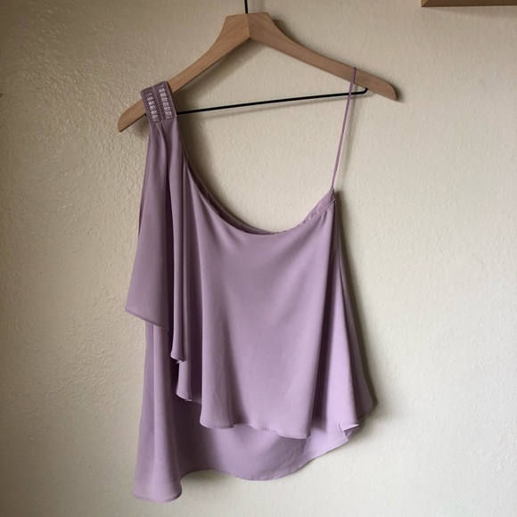 WHBM | One Shoulder Blouse - Picture 3 of 5